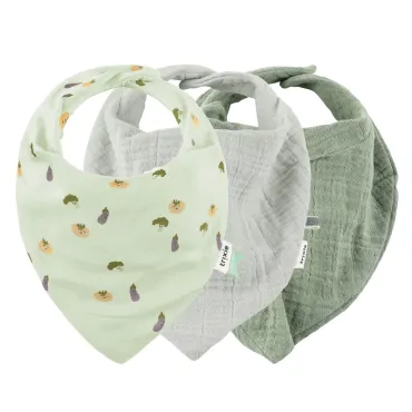 Bavoir bandana 3-pack mix -...