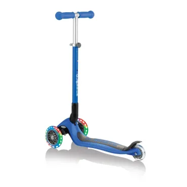 Trottinette PRIMO FOLDABLE LIGHTS - Bleue marine