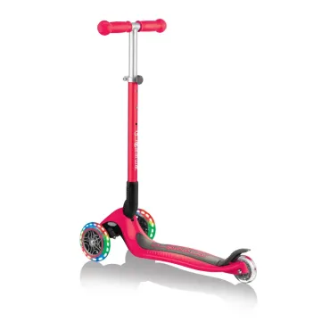 Trottinette PRIMO FOLDABLE LIGHTS - Rouge