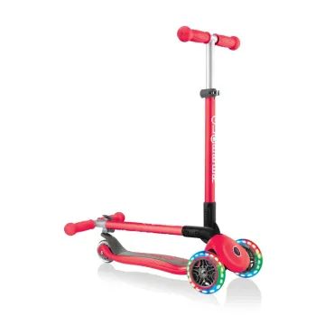 Trottinette PRIMO FOLDABLE LIGHTS - Rouge