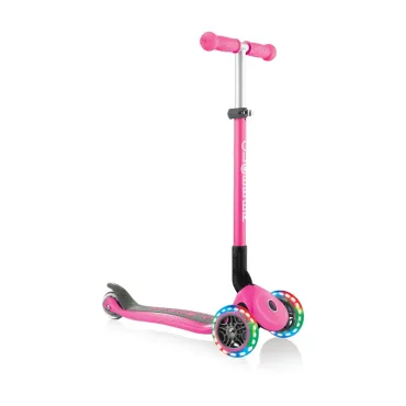 Trottinette PRIMO FOLDABLE LIGHTS - Fuschia