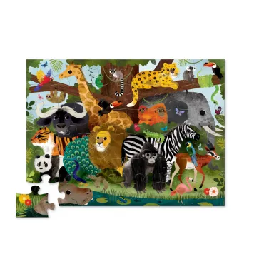 Maxi puzzle - 36 pièces - Les amis de la jungle - 3a+