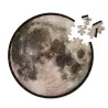 Puzzle rond "Lune vue de l'Espace par la NASA" - 100 pcs