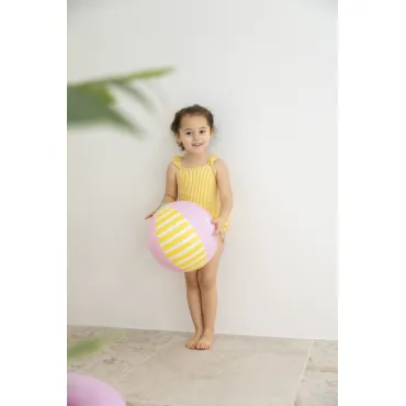 Ballon de plage 30cm - Rose banane