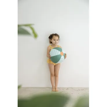 Ballon de plage 30cm - Vert jardin