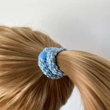 Elastique pour cheveux - Bleu ciel