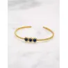 Bracelet jonc Amelia - Onyx