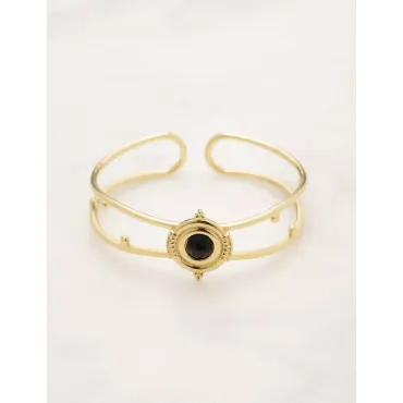 Bracelet jonc Noemia - Onyx