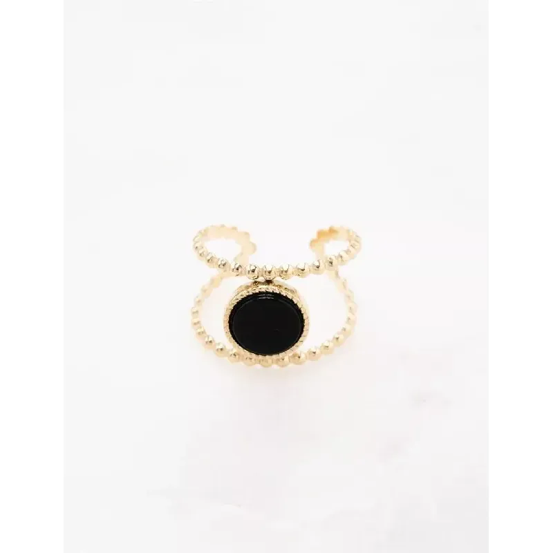 Bague Polinie - Onyx