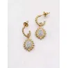 Boucles d'oreilles Alhambra - Zircon blanc