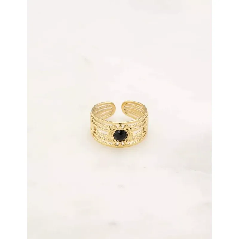 Bague Soliana - Onyx