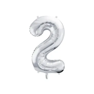 Ballon Mylar Chiffre ''2''...