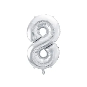 Ballon Mylar Numeral ''8''...