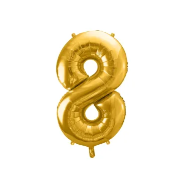 Ballon Mylar Numeral ''8''...