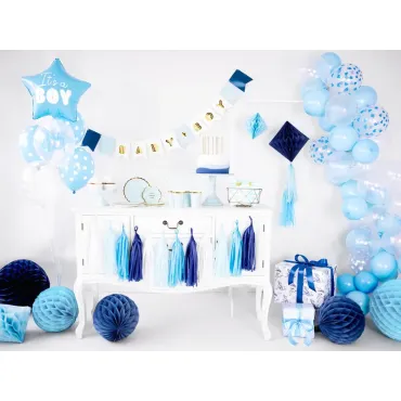 Ballon Mylar Etoile - It's a boy -  Bleu clair