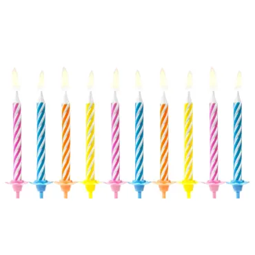 Bougies d'anniversaire - Assortiment