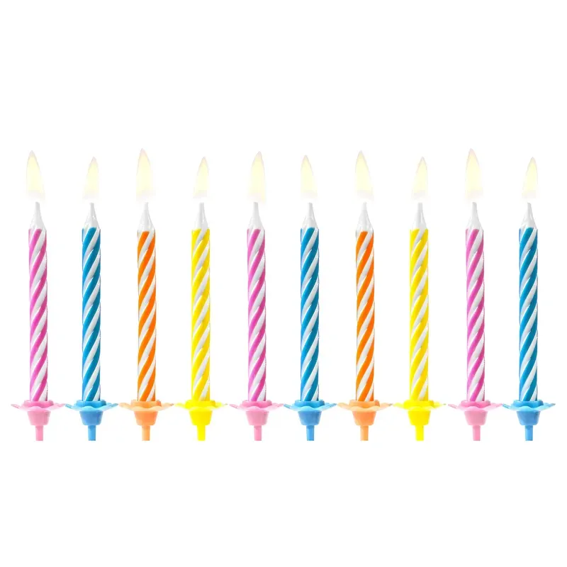 Bougies d'anniversaire - Assortiment