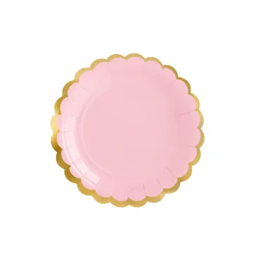 Assiettes - Rose