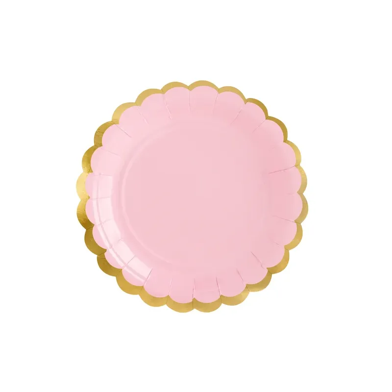 Assiettes - Rose