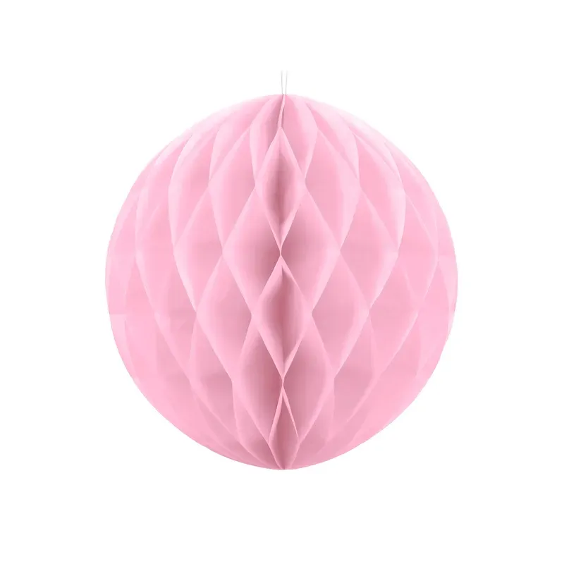 Boule en papier de soie 30cm - Rose