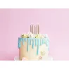 Bougies d'anniversaire - Or - 6cm