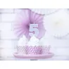 Bougie d'anniversaire - Chiffre 5 - Argent