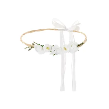 Couronne de fleurs - Blanc