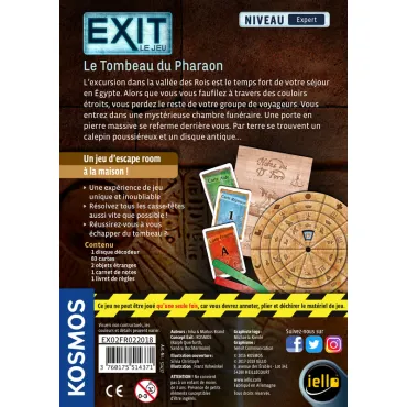 Exit : Le tombeau du Pharaon (expert)