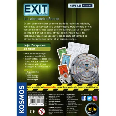 EXIT - Le Laboratoire Secret (Confirmé)