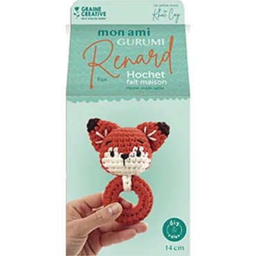 kit crochet - Hochet renard