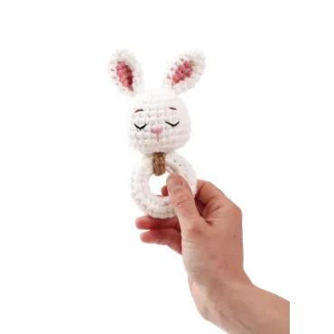 kit crochet - Hochet lapin