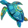 Rainbow wooden puzzle tortue 125 pcs