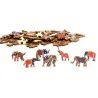 Rainbow Wooden Puzzle ELEPHANT 120 pcs