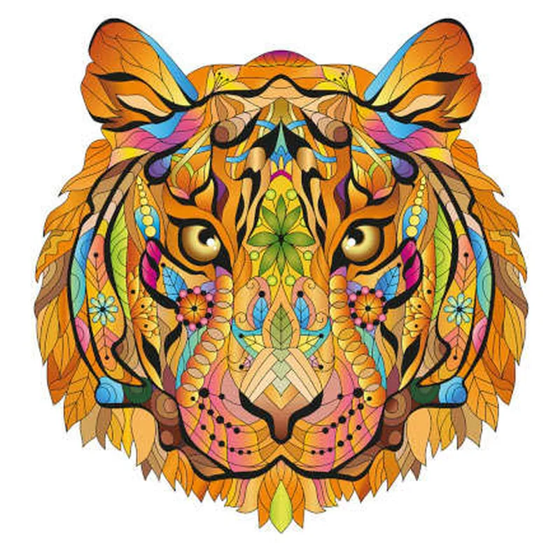 Rainbow Wooden Puzzle TIGRE 139 pcs