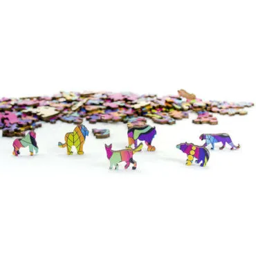 Rainbow Wooden Puzzle TIGRE 139 pcs