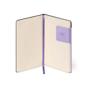 Carnet Papier Blanc - Medium - Lavande