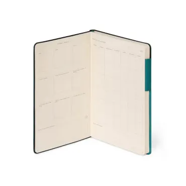 Carnet Papier Blanc - Medium - Vert malachite