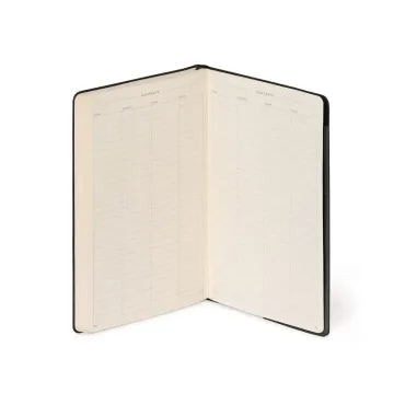 Carnet Papier Blanc - Medium - Noir