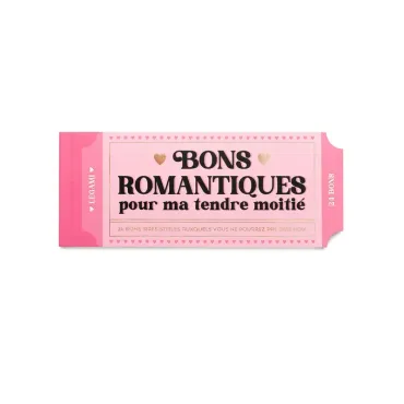 Carnet de 24 Bons - Romantiques