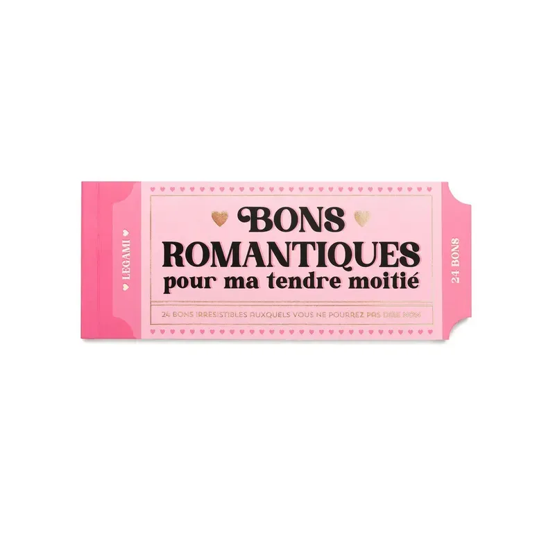 Carnet de 24 Bons - Romantiques