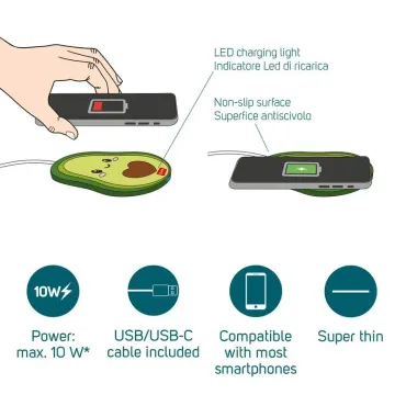 Chargeur Sans Fil Pour Smartphone - Avocat