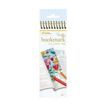 Graffy Bookmark, Mandala/Fleurs