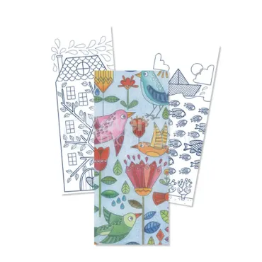 Graffy Bookmark, Mandala/Fleurs