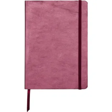 CUIRISÉ Carnet souple A5, 144 pages, Ligné Cerise