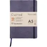 CUIRISÉ Carnet souple A5, 144 pages, Ligné Pétrole