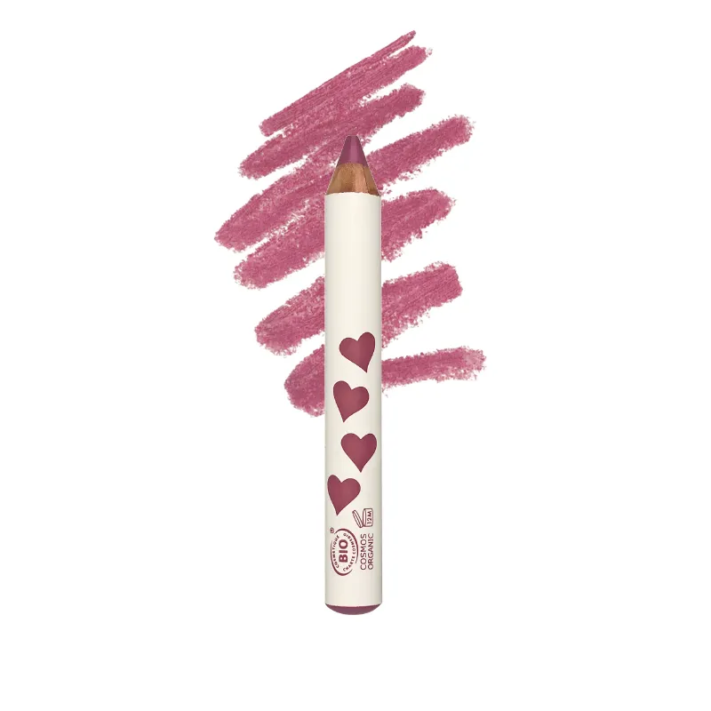 Crayon yeux visage & corps certifié bio - Rose