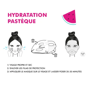 Masque visage hydratation - Pastèque