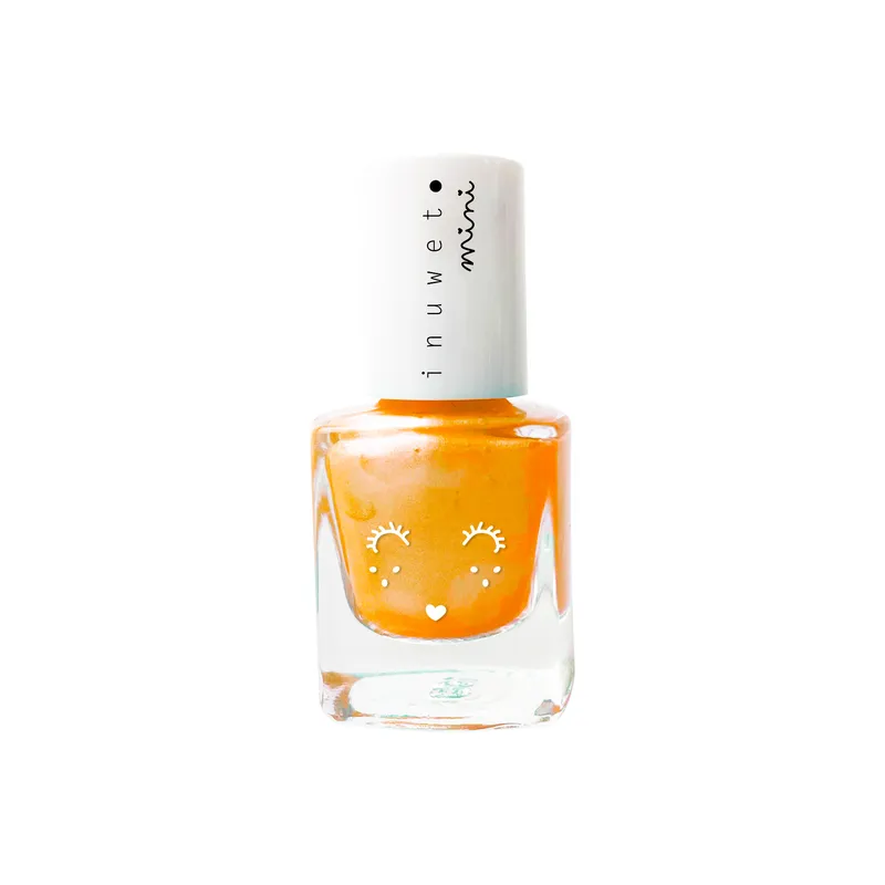 Vernis à l'eau fluo orange - Parfum mangue