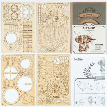 ROLIFE - Maquette Bois Dirigeable