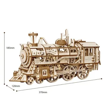 ROKR - Maquette Bois Locomotive Mécanique